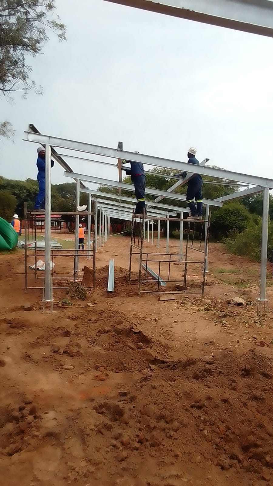 Solar panel carport project by Handyman Gauteng