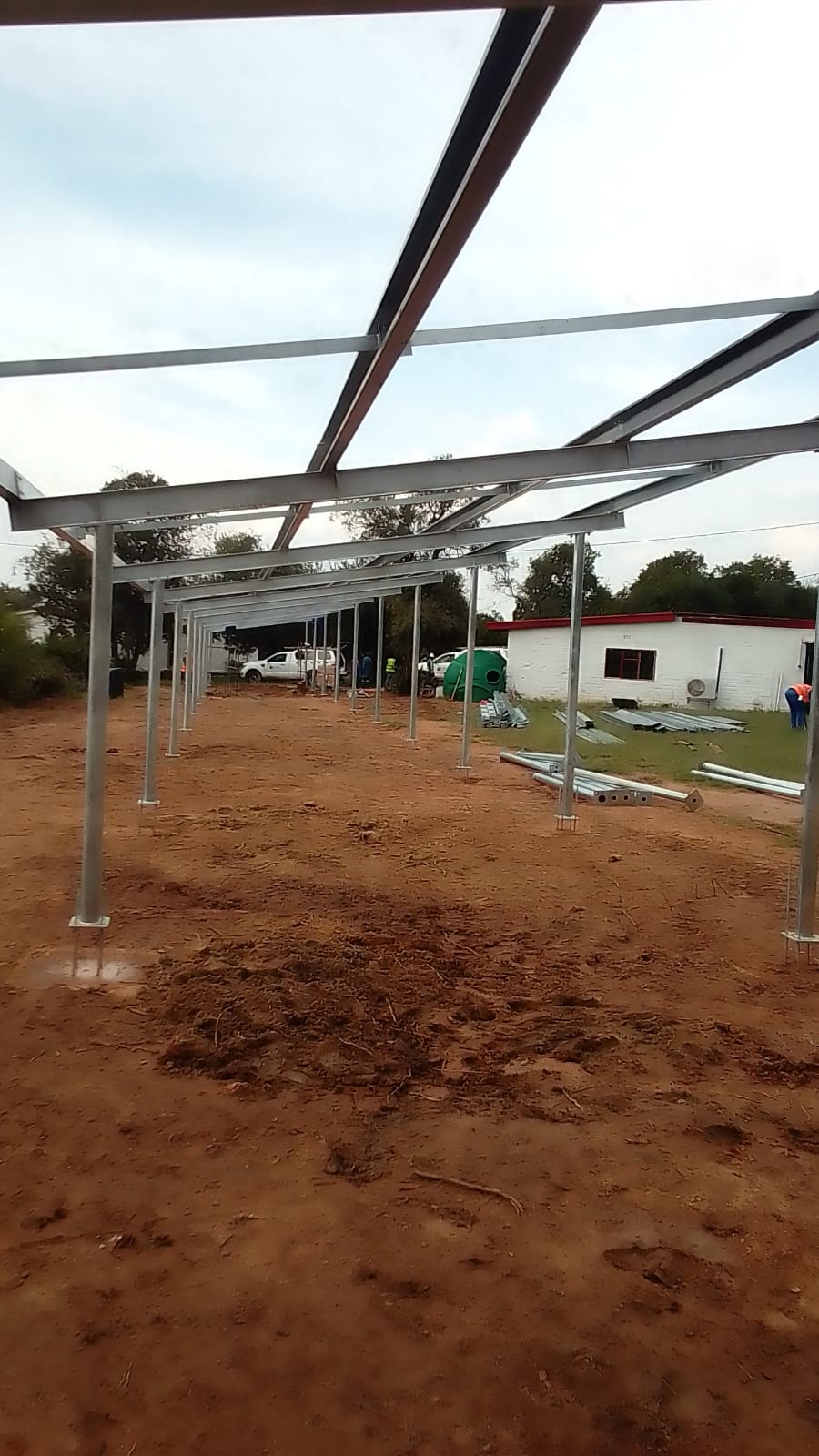 Solar carport installation completed by Handyman Gauteng