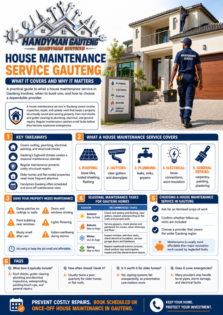 House Maintenance Service Gauteng